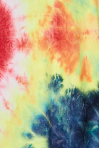 Rainbow Tie Dyed Pocketed Dress