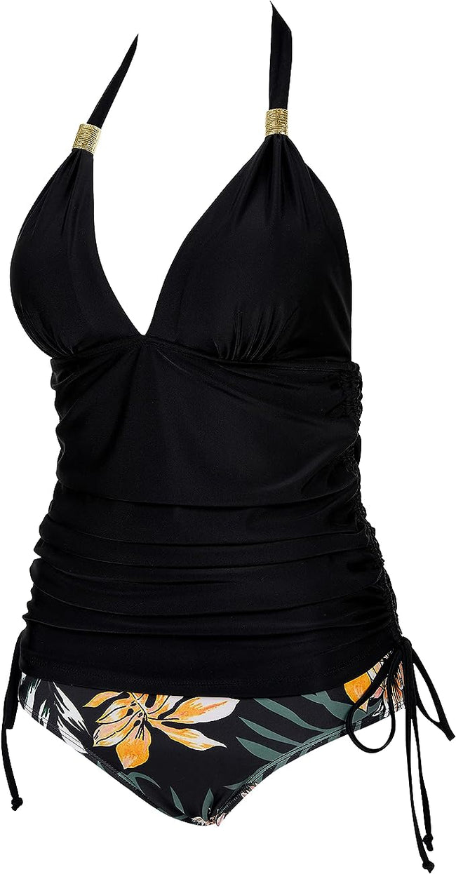 Tankini Halter Top Swimsuit