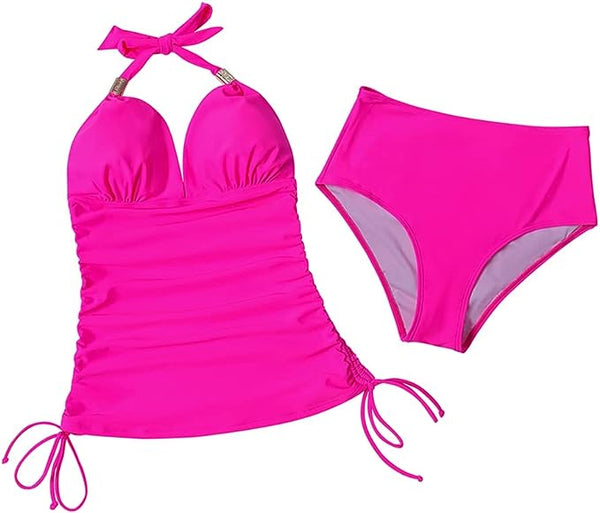 Tankini Halter Top Swimsuit