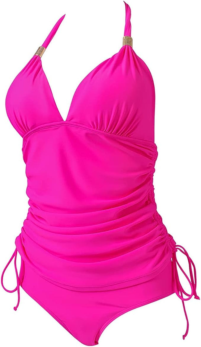 Tankini Halter Top Swimsuit