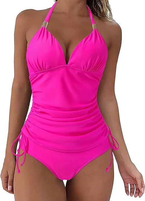 Tankini Halter Top Swimsuit