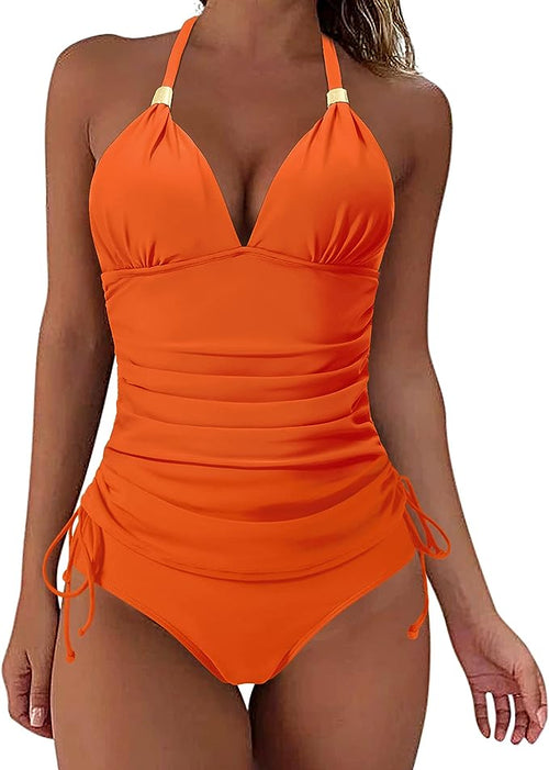 Tankini Halter Top Swimsuit