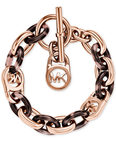 Michael Kors Rose Gold-Tone Fulton Bracelet