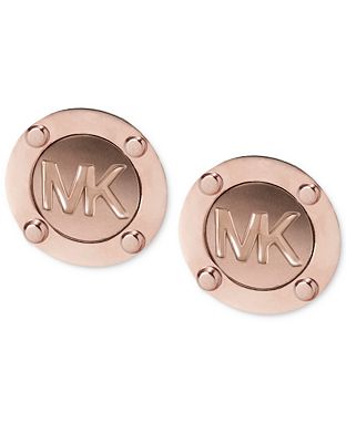 Michael kors earrings gold sales